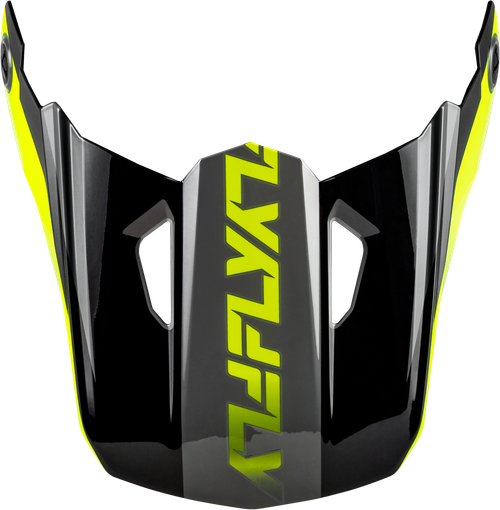 Fly Racing Kinetic Crest Helmet Visor Grey/Black/Hi Vis XS/S - Part Number 73-8677VS