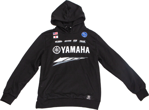 D-COR Yamaha Factory Sweatshirt Black Medium - Part Number 85-212-2