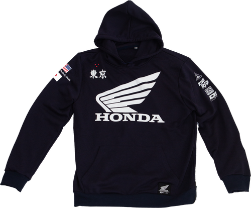 D-COR Honda Factory Sweatshirt Navy XXL - Comfortable and Durable Workwear