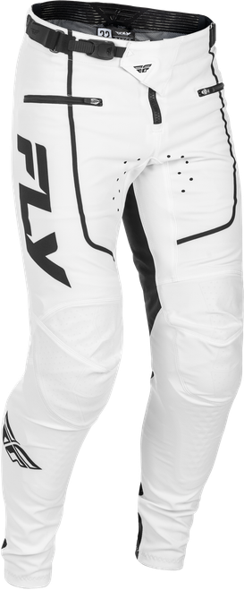Fly Racing Youth Rayce Bicycle Pants White/Black Size 18 for BMX & MTB