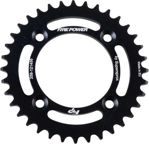 FIRE POWER Rear Sprocket Aluminum 36T Black - Lightweight and Durable Bicycle Component