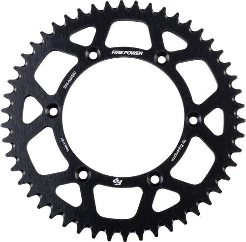 FIRE POWER Rear Sprocket Aluminum 50-tooth Black for Enhanced Performance