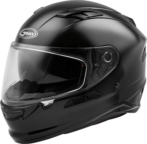 GMAX FF-98 Full Face Helmet Black XS with Integrated LED Rear Light and Quick-Release Shield