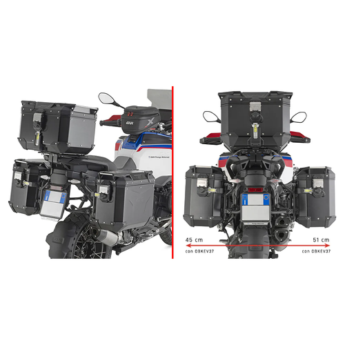 GIVI PLO5146CAM Monokey Side Case Hardware for BMW Off-Road Models