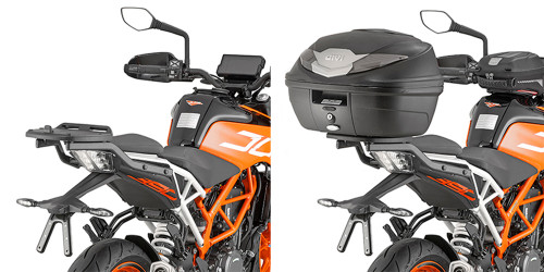 GIVI Trekker Series 52 Liter Top Case – Durable Aluminum and Polypropylene Motorcycle Luggage with Monokey Locking System