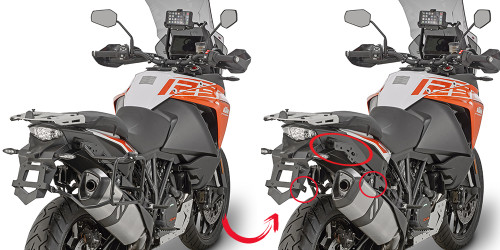 GIVI PLR7706 Trekker Series Side Case Hardware for Adventure Touring Motorcycles