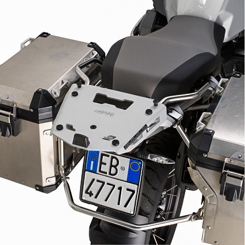 GIVI SRA5112 Trekker Series 52 Liter Aluminum and Polypropylene Top Case for Adventure Touring Motorcycles