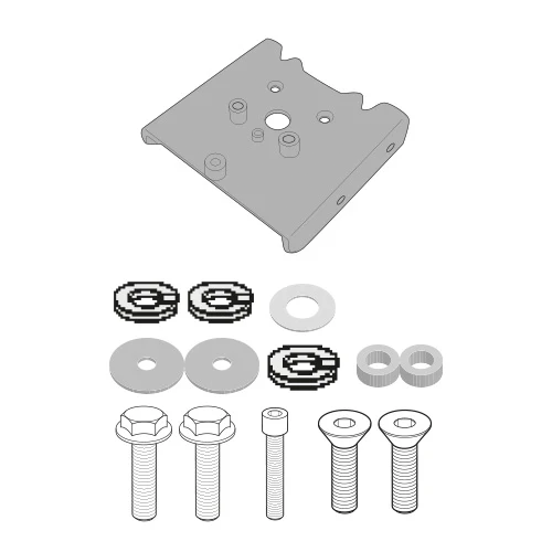 GIVI PLO6421MK Mounting Kit for Trekker Series Adventure Cases