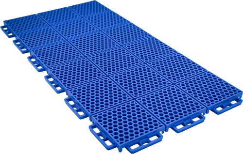 Caliber Protech Flooring Smooth Blue, 8-Piece Set (Part Number 13610-4)