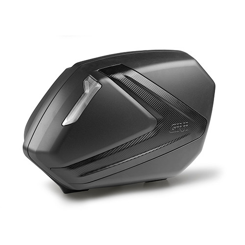 GIVI V37NNTA Side Cases 37L Pair with Carbon Look Inserts and Monokey Side 4-Point Coupling System