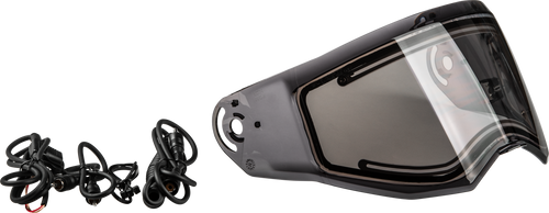GMAX MD-74s Electric Lens Smoke with Cord Kit - Modular ADV Helmet for Snow and Adventure Riding