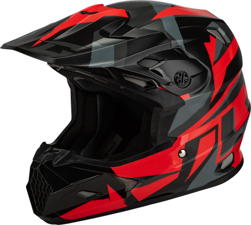 GMAX MX-96 Splinter Helmet Black/Red XL with MIPS and Advanced Ventilation