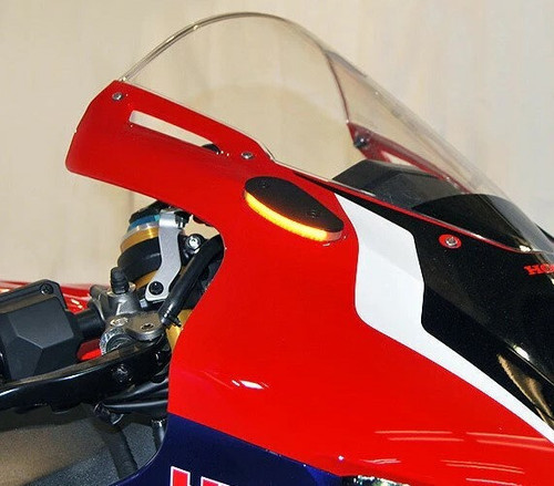 NEW RAGE CYCLES Mirror Block Off Turn Signals for Honda CB RRR-FB