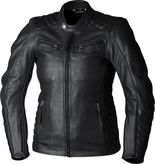 RST Ladies Roadster Air CE Leather Jacket - Black, Size XL