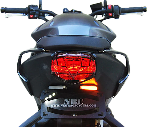 NEW RAGE CYCLES STREET-FE-S-24 Fender Eliminator Kit with LED Tail Light for Motorcycle