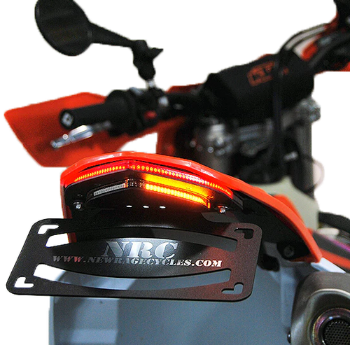 NEW RAGE CYCLES KTM Fender Eliminator Kit with LED Tail Light – Part EXC-FE-24