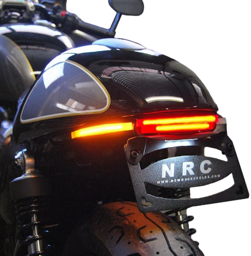 NEW RAGE CYCLES SCUP-FE Fender Eliminator Kit with LED Tail Light for Motorcycle