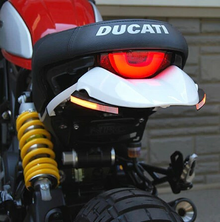 NEW RAGE CYCLES SLED-FE Fender Eliminator for Ducati – LED Tail Light and License Plate Kit