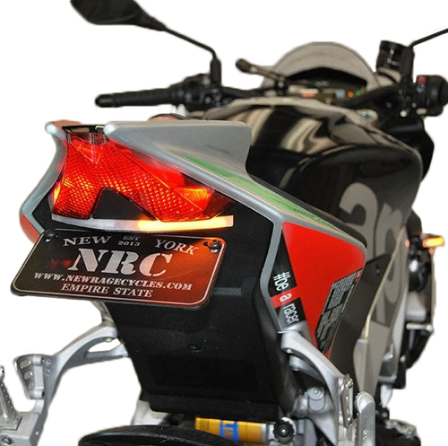 NEW RAGE CYCLES TUONO-FE Fender Eliminator Kit with LED Tail Light for Enhanced Motorcycle Visibility