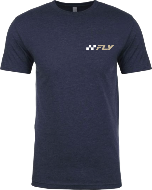 Fly Racing Victory Tee Midnight Navy 2X - Premium Crew Neck T-Shirt