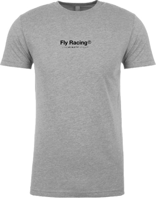 Fly Racing Lost Tee Dark Grey Heather 2X - Premium Combed Cotton and Polyester Crew Neck T-Shirt