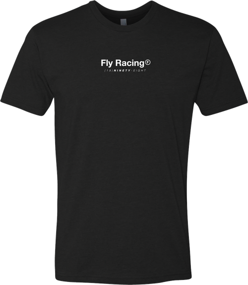 Fly Racing Lost Tee Black Small - Comfortable Combed Cotton and Polyester Blend