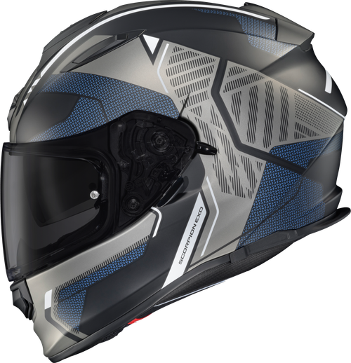Scorpion EXO Ryzer Full Face Helmet Switch Phantom SM – DOT & ECE 22.06 Certified Motorcycle Helmet with Sun Visor and Advanced Ventilation