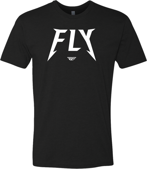 Fly Racing Youth Fly Master Tee Black YL - Premium Cotton-Polyester Blend with Contoured Crew Neck Fit