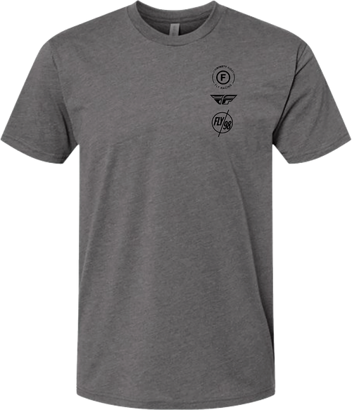 Fly Racing Atom Tee Gunmetal Heather 2X - Premium Casual T-Shirt