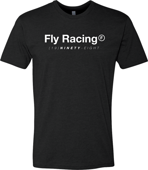 Fly Racing Fly Trademark Tee Black 2X - Premium Crew Neck T-Shirt