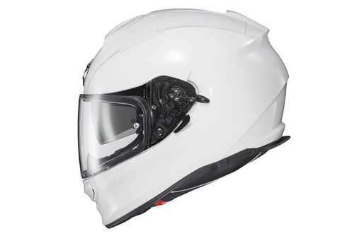 Scorpion EXO Ryzer Full Face Helmet Gloss White Large – ECE 22.06 & DOT Certified Motorcycle Helmet