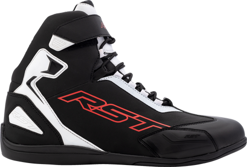 RST Sabre Moto Shoe CE Boot Black / White / Red Size 13