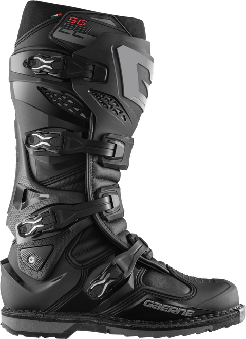 Gaerne SG.22 Black Size 13 High-Performance Ski Boots with Advanced Features