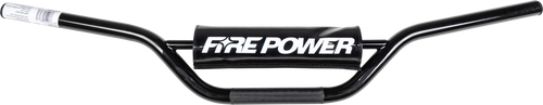 FIRE POWER Handlebar CSC Mini/81 150cc Black – Durable Carbon Steel Construction with Protective End Caps