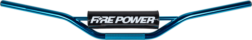 FIRE POWER Handlebar CSA CR High with Bar Pad - Blue (Part #063201121)