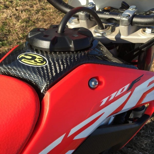 P3 Carbon Fiber Fuel Tank Cover for Honda CRF Models (Part #775051)