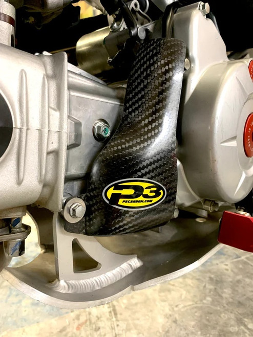 P3 Carbon Fiber MAXCoverage Temperature Sensor Cover for Honda