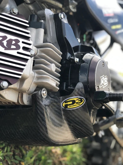 P3 Kawasaki Skid Plate Part 306010 – Durable Engine Protection for Pit Bikes