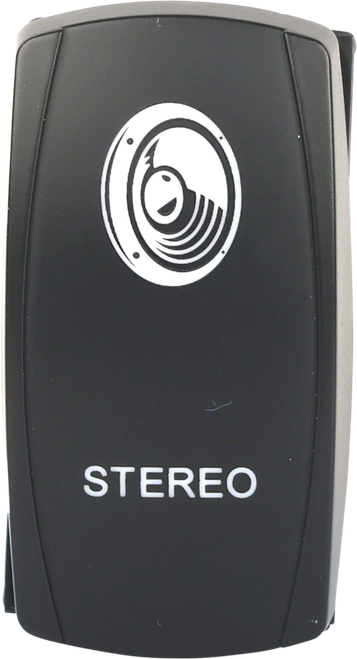 Open Trail SM106-025 Stereo Accessory LED Switch with Backlit Illumination