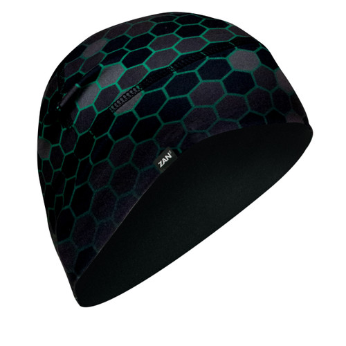 ZAN Sportflex Helmet Liner/Beanie Carbon Hex (Part No. WHLL146)