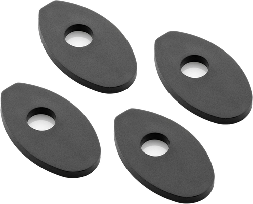 RIZOMA FR416B Turn Signal Mounting Kit - 4 Black Adapters for Motorcycles