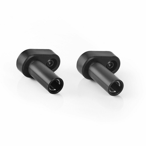 RIZOMA FR302B Rear Turn Signal Mounting Kit - Black, 2 Pieces