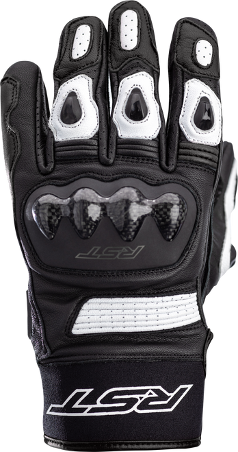 RST Freestyle 2 CE Level 1 KP Motorcycle Gloves - Black/White, 2XL