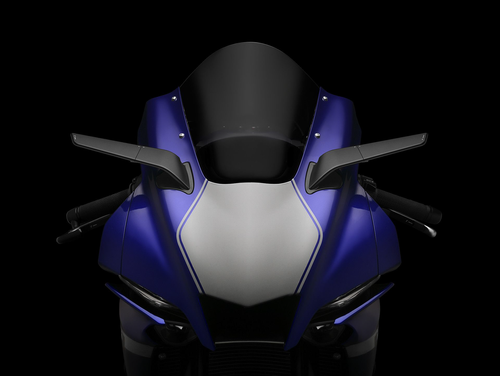 Rizoma Stealth Sport Mirror Black Pair for Yamaha SuperSport Motorcycles