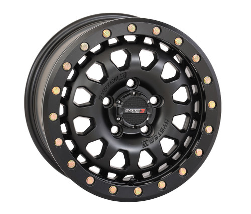 SYSTEM 3 Sb6 Bl Wheel 15x7 6+1 (+50mm) Matte Black Part 15S3-6545
