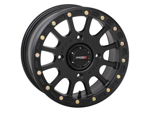 SYSTEM 3 Sb5 Bl Wheel 15x7 5+2 (+38mm) 4/156 Matte Black - Part Number 15S3-5556