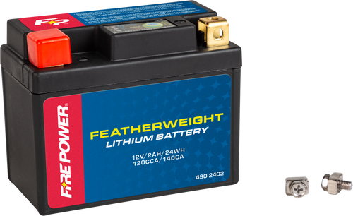 FIRE POWER Featherweight Lithium Battery 120 CCA 12V/24Wh (Part Number: LFP03-B)