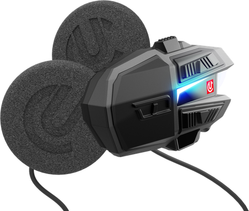 UCLEAR Motion HDX-V Single Kit Helmet Audio System with Crash Detection and Long Battery Life