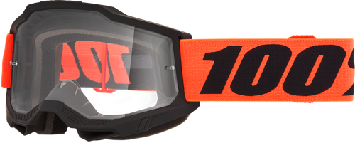 100 Percent Accuri 2 Goggle with Ferran Clear Lens - Superior Snowmobile Eye Protection