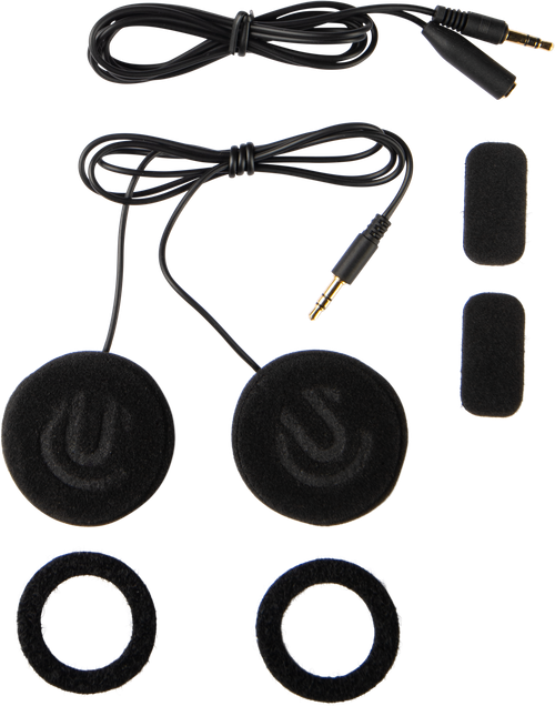 UCLEAR HDX Helmet Speakers with 47mm Diameter Drivers and 3.5mm Jack